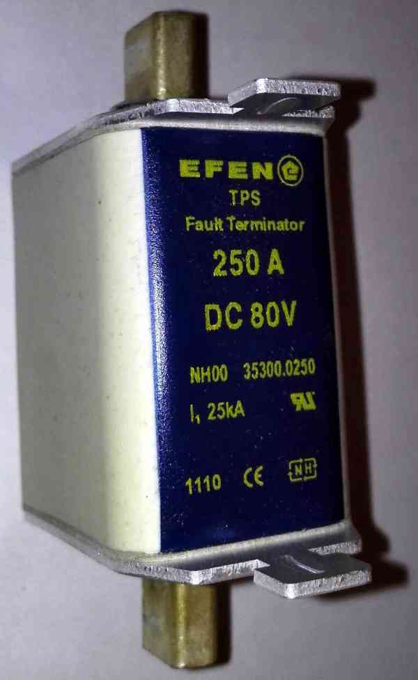 Pojistka nožová s krytem EFEN TPS DC80V - foto 1