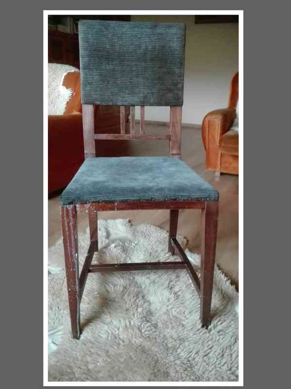 Starožitná židle cca 130. let stará - foto 5