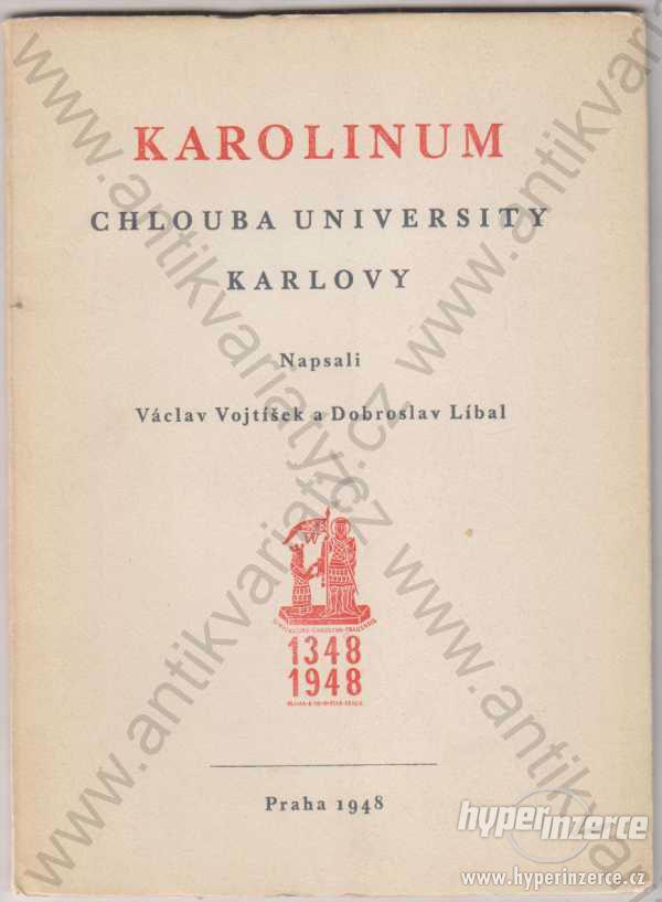 Karolinum Chlouba University Karlovy Vojtíšek 1948 - foto 1