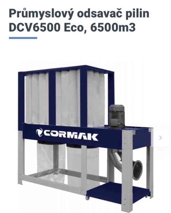 Průmyslový odsavač pilin DCV6500 Eco, 6500m3