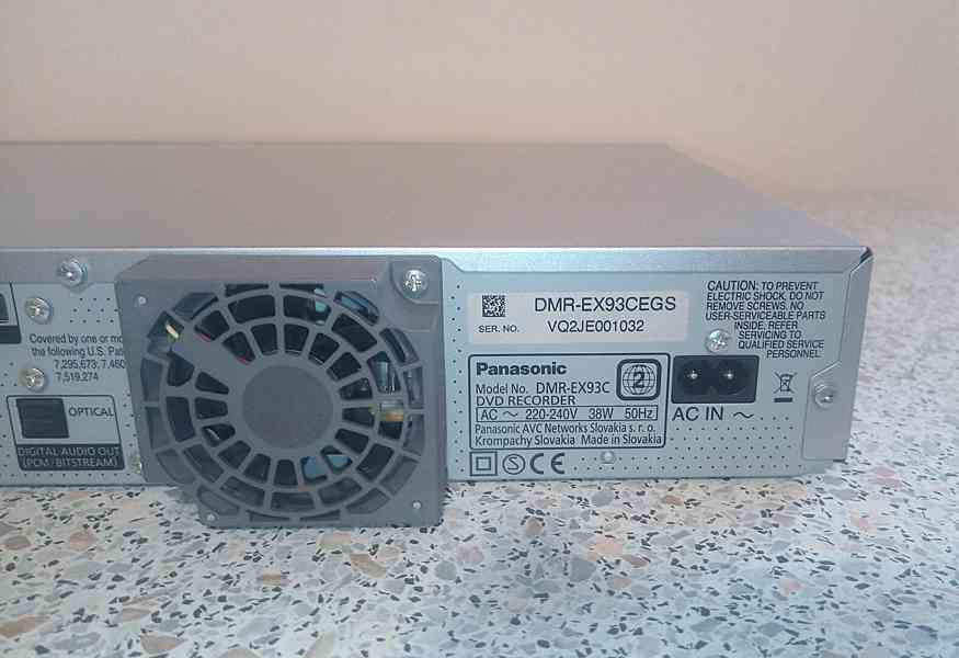 DVD rekordér Panasonic DMR-EX93 - foto 7
