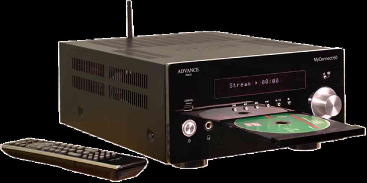 Zesilovač+streamer+CD přehrávač ADVANCE  MYCONNECT 60,black - foto 1