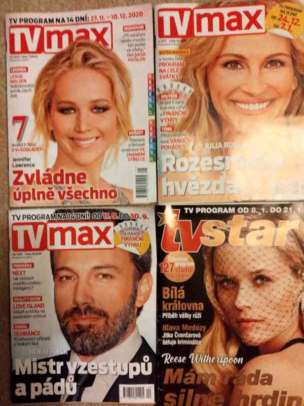 Prodám starší časopisy Tv max, Tv mini, Tv star, - foto 4