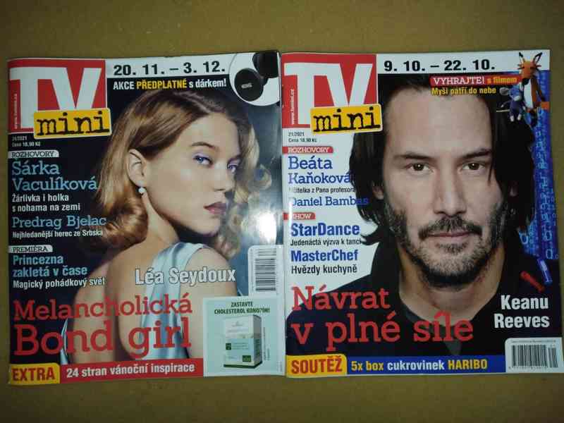 Prodám starší časopisy Tv max, Tv mini, Tv star, - foto 3