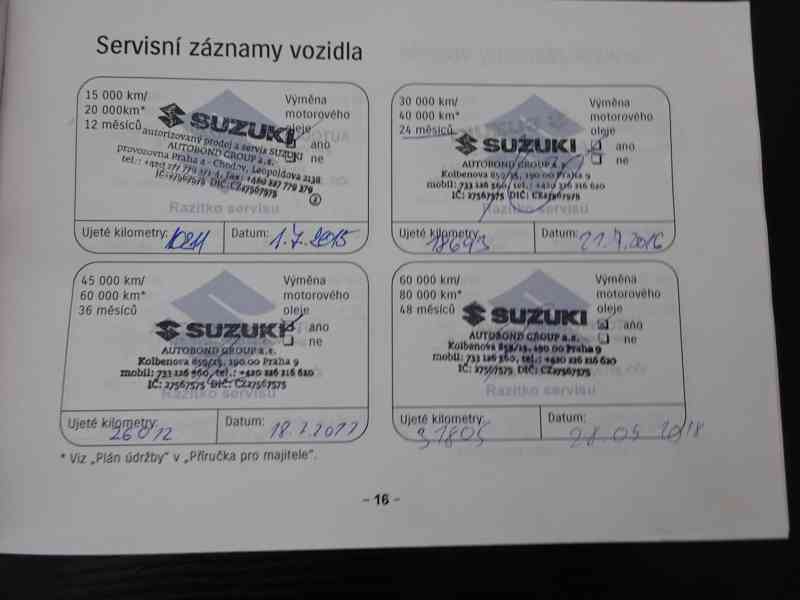Suzuki SX4 1.6i r.v.2014 1.Maj.serv.kníž.ČR - foto 18