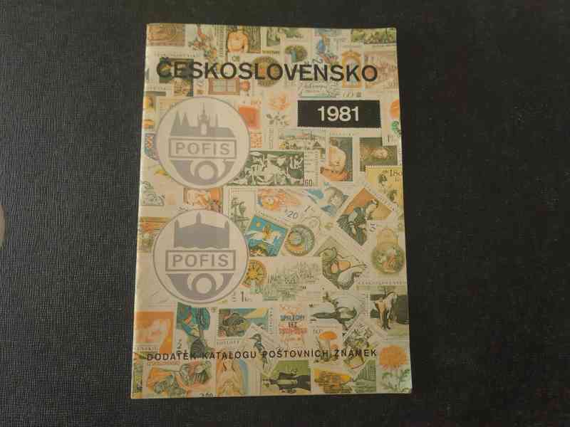 Katalog československých známek - dodatek 1981 