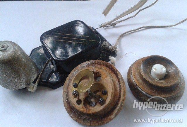 domovní zvonek elektrický , stáří 80 let - foto 2