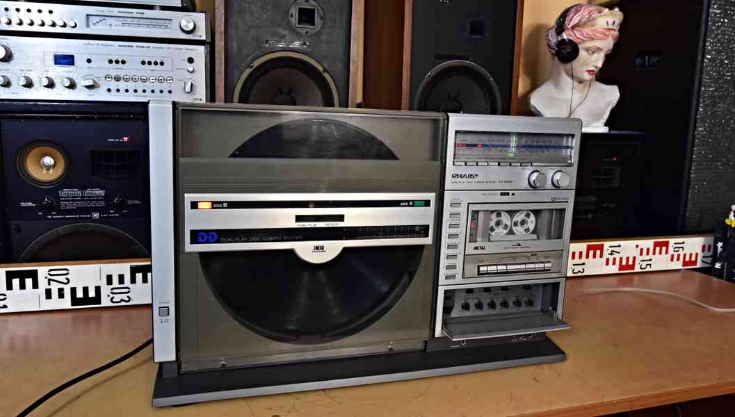 SHARP VZ-3000 lineární gramofon, hudební centrum Japonsko - foto 1