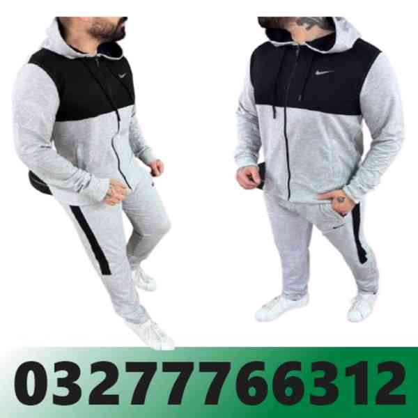Men's Fleece 2 Pcs Hooded Track -pakistan-03277766312