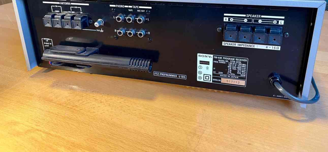 ♫ Pěkný vintage stereo receiver SONY STR-313L - JAPAN ♫ - foto 4
