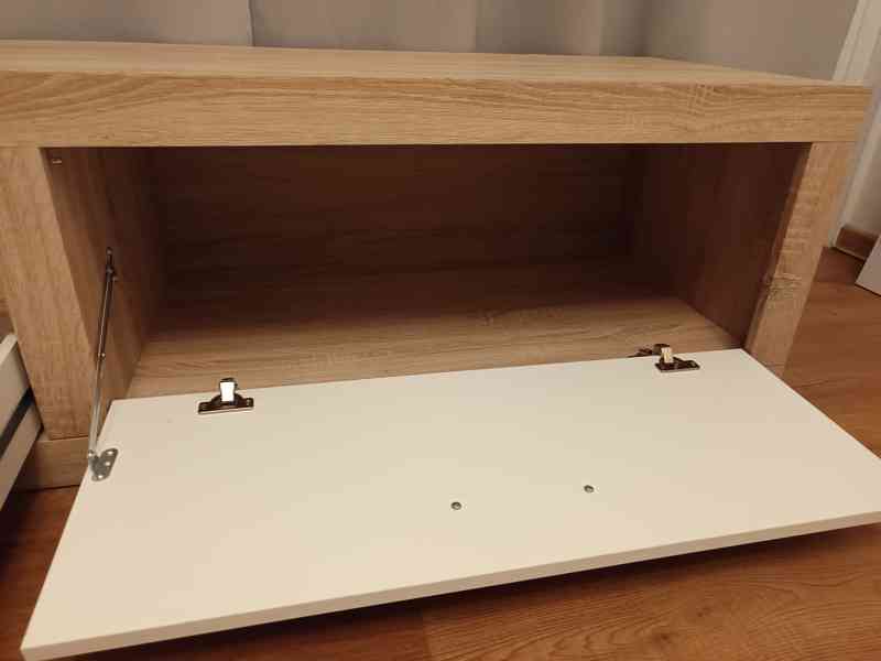 Obývací stěna dub sonoma bílá - foto 9