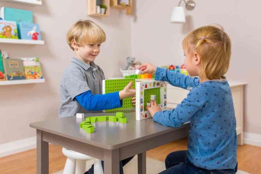 Hubelino set Schovaná ovečka naučné kostky Lego DUPLO nové - foto 5