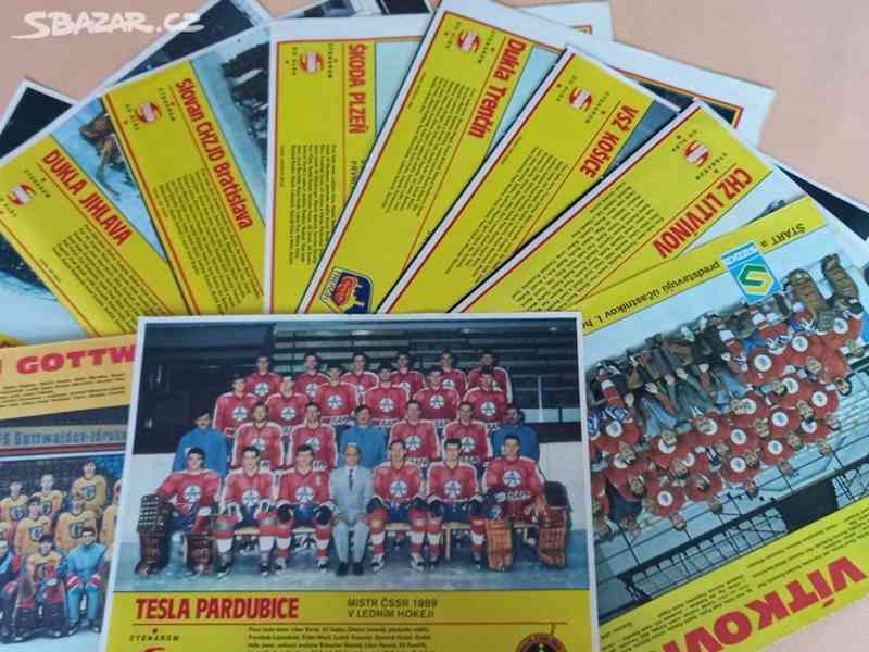 92 ks RETRO plakáty FOTBAL,HOKEJ  - foto 8