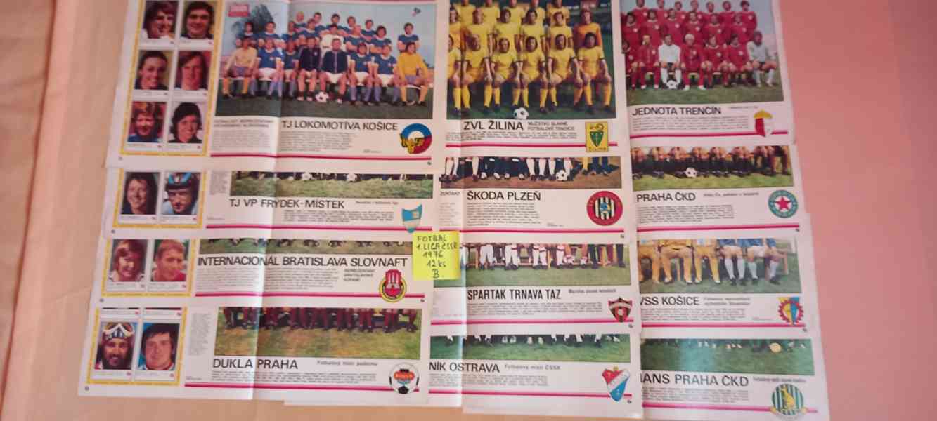 92 ks RETRO plakáty FOTBAL,HOKEJ  - foto 1