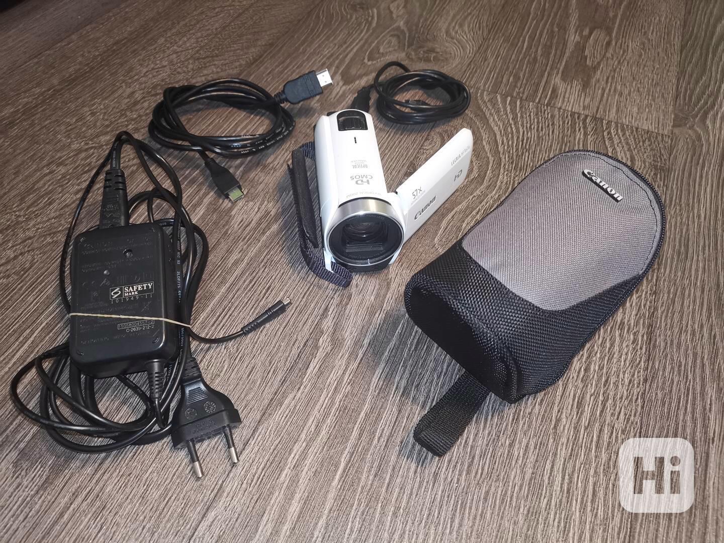 Videokamera Canon Legria HF R606 bílá + příslušenství - foto 1