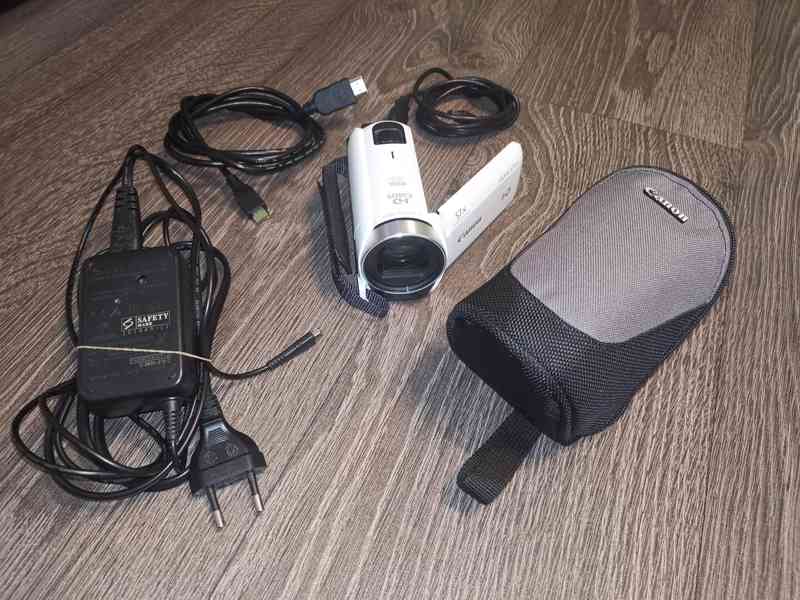 Videokamera Canon Legria HF R606 bílá + příslušenství