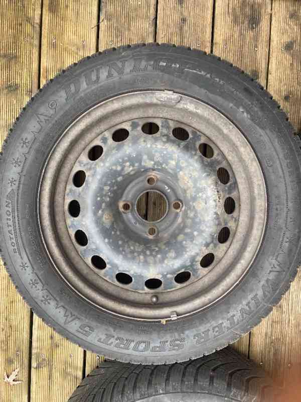 Zimní pneu 215/55 R16 s plech. disky na Peugeot Partner - foto 2