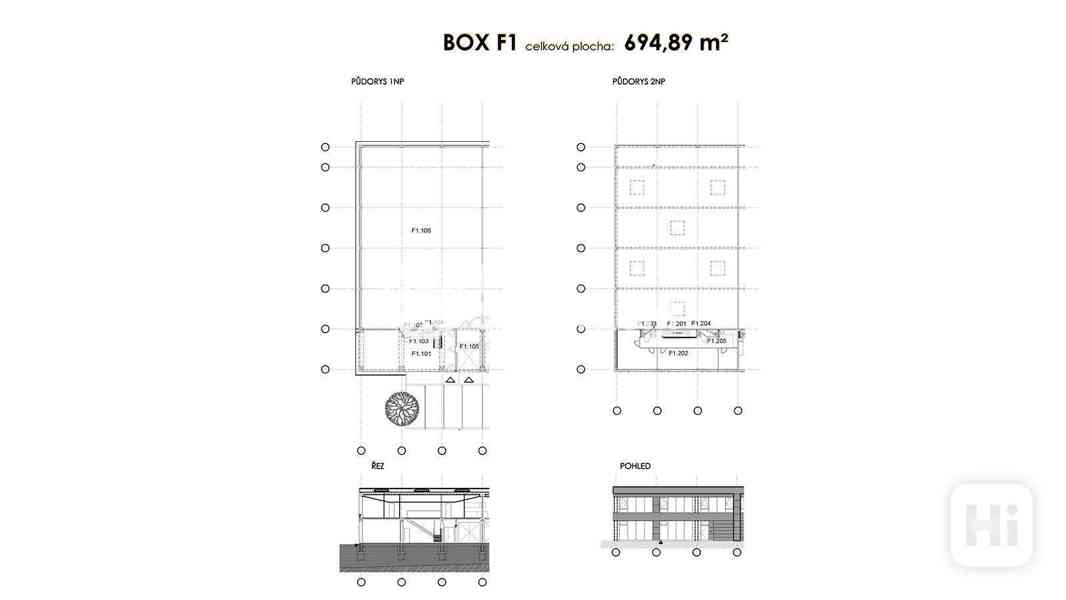 Prodej podnikatelského boxu (F1) 695 m2 na severu Brna - foto 4