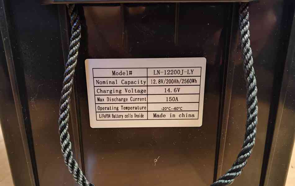 LiFePO4 baterie Nielftor 200Ah /12V - NOVÁ, doklad s odp.DPH - foto 5