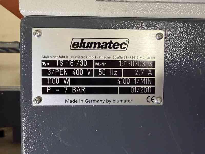 elumatec TS 161/30 Stolní pila  - foto 13