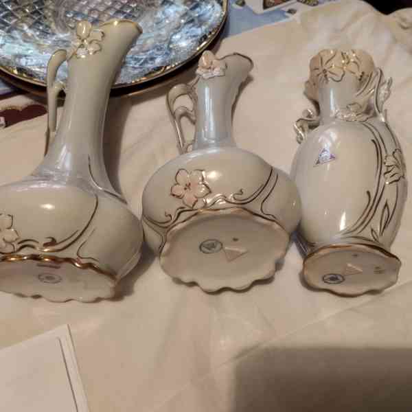 porcelán Royal dux 3 x vázička - foto 2