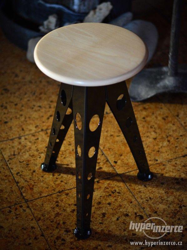 Prodám stoličky (industriální, pavučinový design) - foto 5