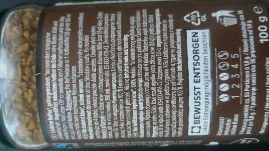 Káva instantní BIO 100 gramů - foto 2