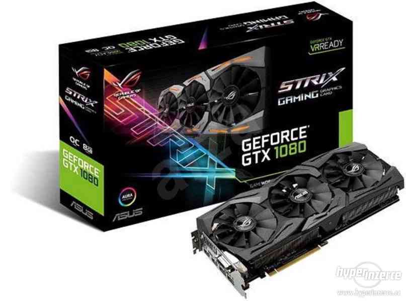 Prodám Asus GeForce ROG Strix GTX 1080 8G Gaming - foto 1