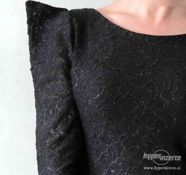 Černé krajkové šaty Miss Selfridge vel.38 - foto 8
