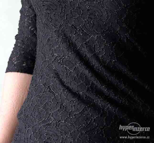Černé krajkové šaty Miss Selfridge vel.38 - foto 9