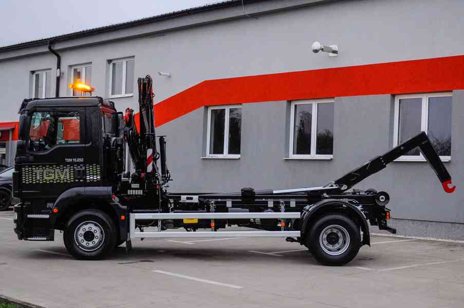 MAN TGM 15.250 NOVÝ HÁKOVÝ NOSIČ KONTEJNERŮ HYDRAULICKÁ RUKA - foto 101