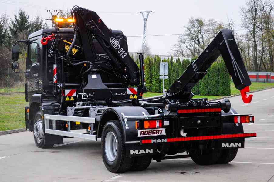 MAN TGM 15.250 NOVÝ HÁKOVÝ NOSIČ KONTEJNERŮ HYDRAULICKÁ RUKA - foto 100