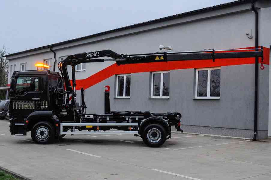 MAN TGM 15.250 NOVÝ HÁKOVÝ NOSIČ KONTEJNERŮ HYDRAULICKÁ RUKA - foto 112