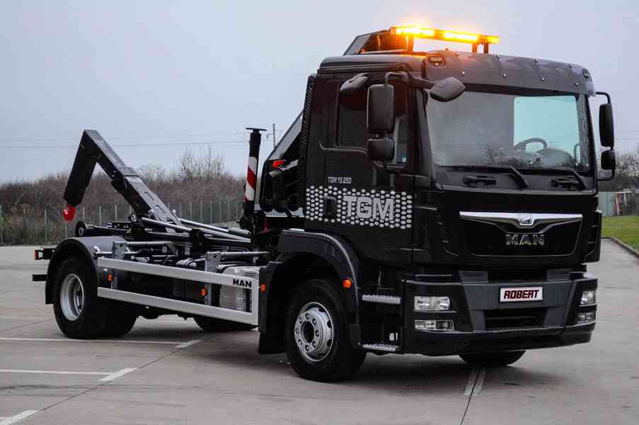 MAN TGM 15.250 NOVÝ HÁKOVÝ NOSIČ KONTEJNERŮ HYDRAULICKÁ RUKA - foto 103