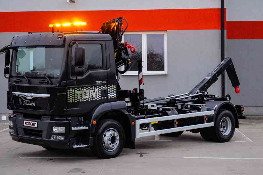 MAN TGM 15.250 NOVÝ HÁKOVÝ NOSIČ KONTEJNERŮ HYDRAULICKÁ RUKA - foto 102