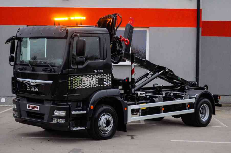 MAN TGM 15.250 NOVÝ HÁKOVÝ NOSIČ KONTEJNERŮ HYDRAULICKÁ RUKA - foto 91