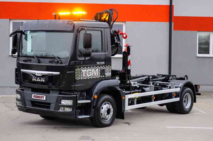 MAN TGM 15.250 NOVÝ HÁKOVÝ NOSIČ KONTEJNERŮ HYDRAULICKÁ RUKA - foto 3