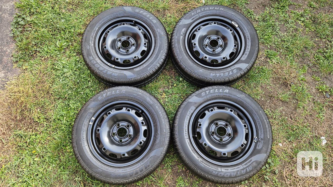 Škoda Fabia letní pneumatiky 165/70R14 disky 5Jx14 5x100  - foto 1