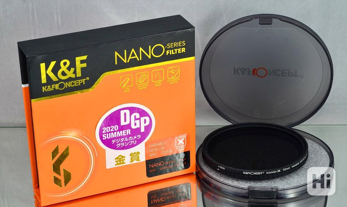 K&F Concept Nano-X variabilní filtr ND8-128 72mm - foto 1