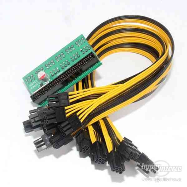 Kabel.redukce pro zdroj HP DPS-800GB/1200 napájení rigu/Antm - foto 2