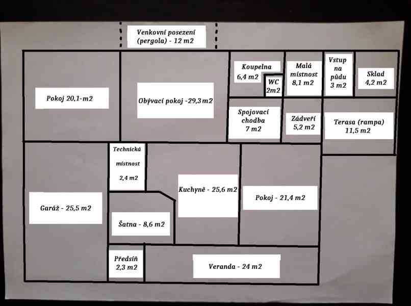 Pronájem RD 3+1 Kamenice okres Jihlava terasa zahrádka garáž - foto 21
