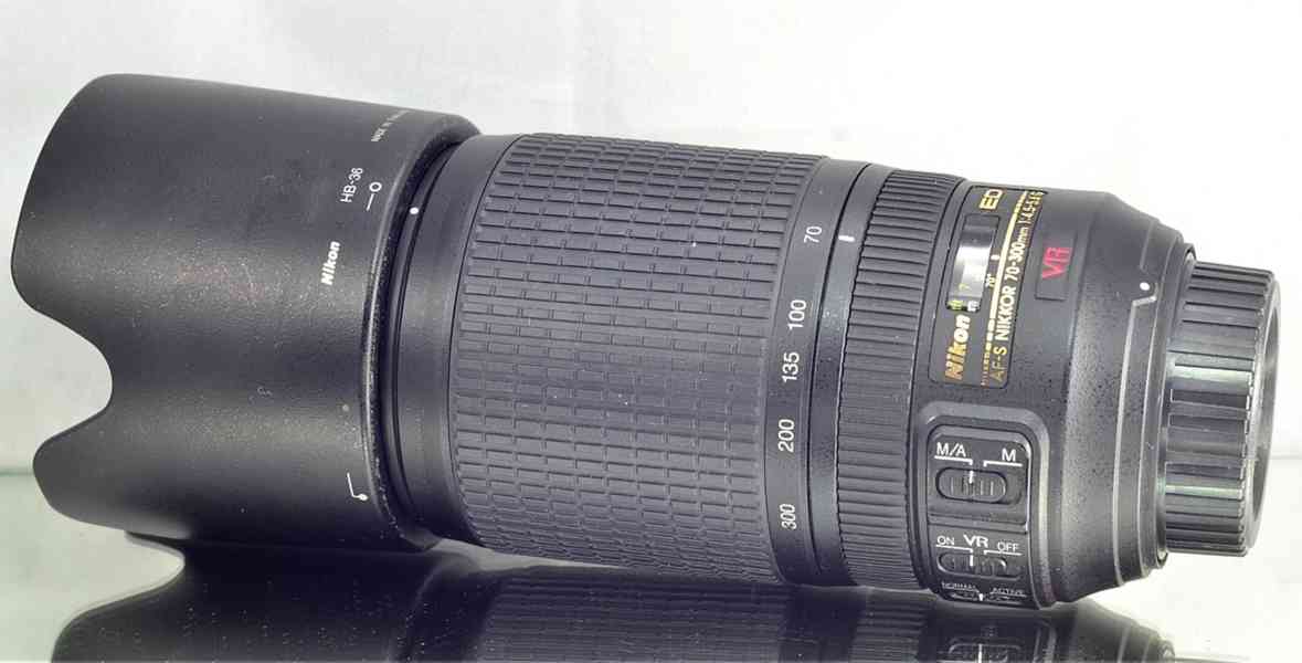 Nikon AF-S 70-300mm f/4.5-5.6 G ED VR*FX ZOOM*UV - foto 8