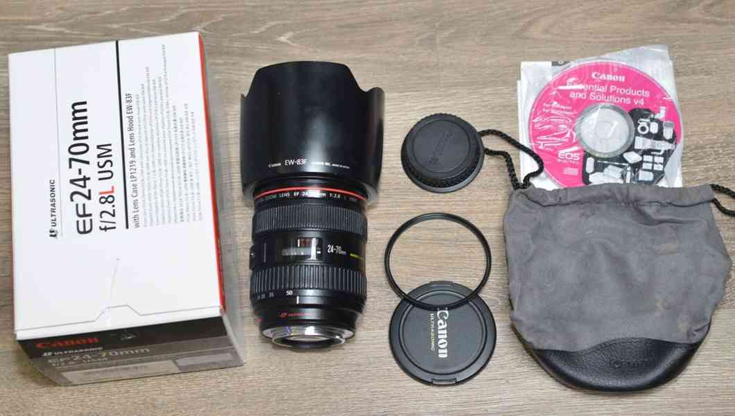 Canon EF 24-70mm f/2.8L USM *F.F. 1:2.8 *řady L*UV - foto 3