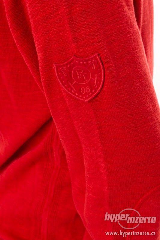 Nový pánský svetr Tom Tailor červený vel L - foto 2