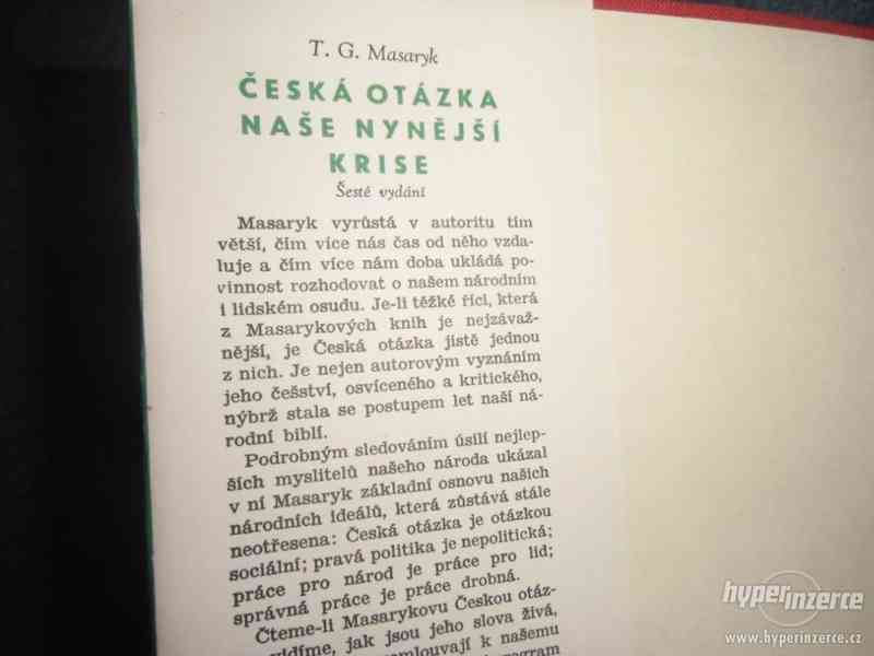 Česká otázka Naše nynější krise – T.G.Masaryk 1948 - foto 3