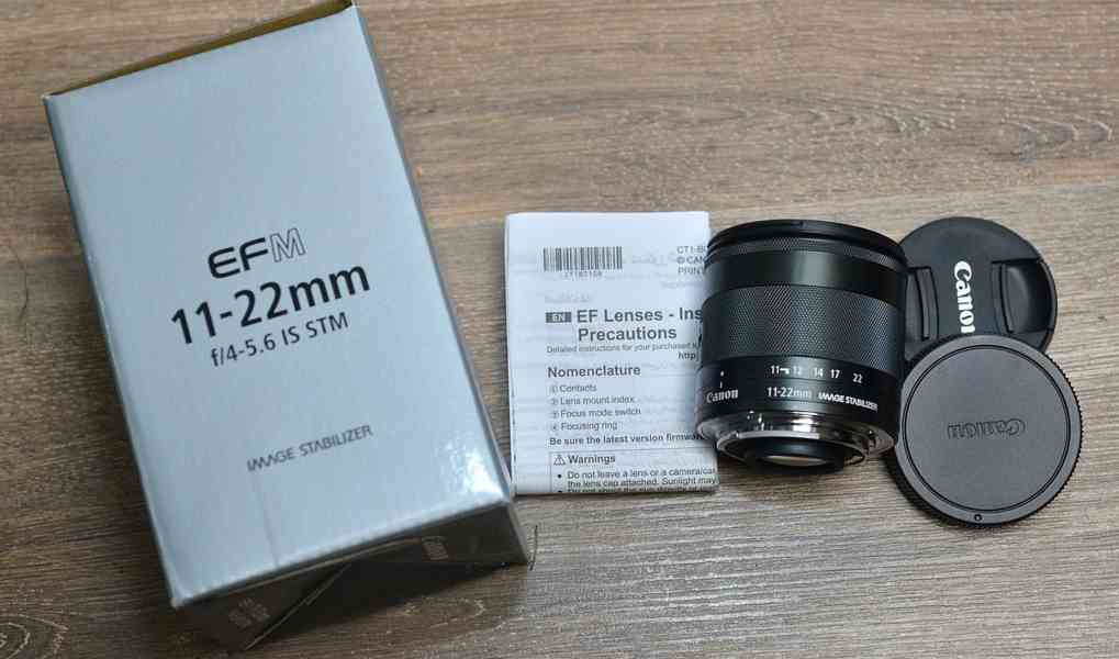 Canon EFM 11-22mm IS STM *širokoúhlý *M mount - foto 3