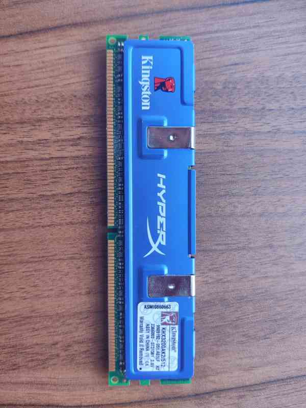 5× 512MB DDR400 RAM Kingston HyperX (PC3200) do počítače - foto 2
