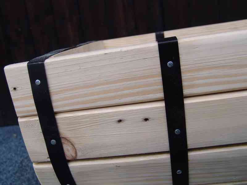 Dřevěný truhlík - soudek - foto 8