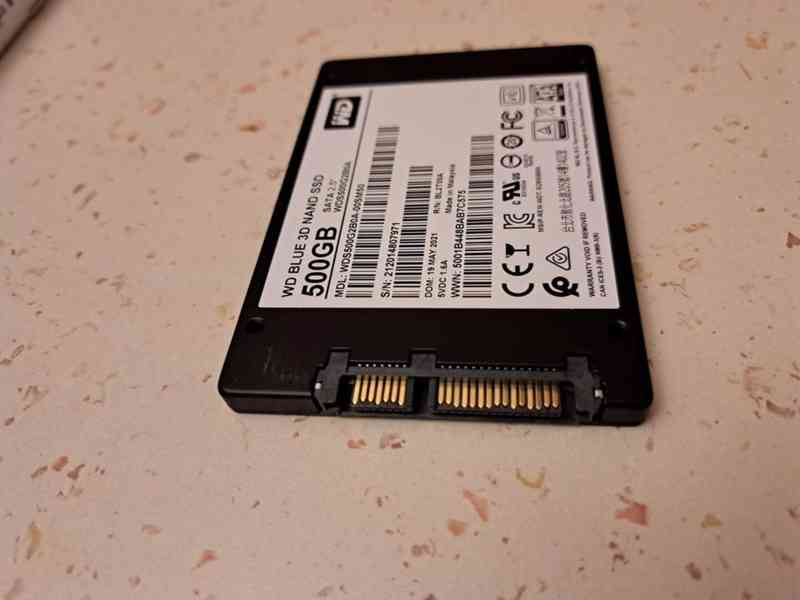 SSD HDD 500 GB, SATA, 2,5“ WD Blue.  - foto 4