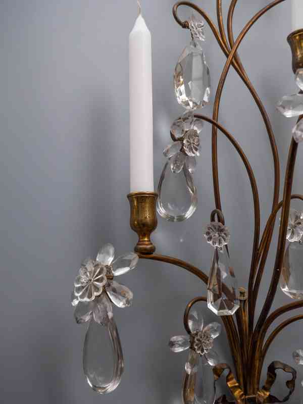 Nástěnné lampy na svíčky 19. století - foto 6